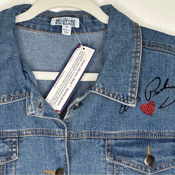 The Bradford Exchange Elvis Presley Denim Jacket - Picture 3 of 13